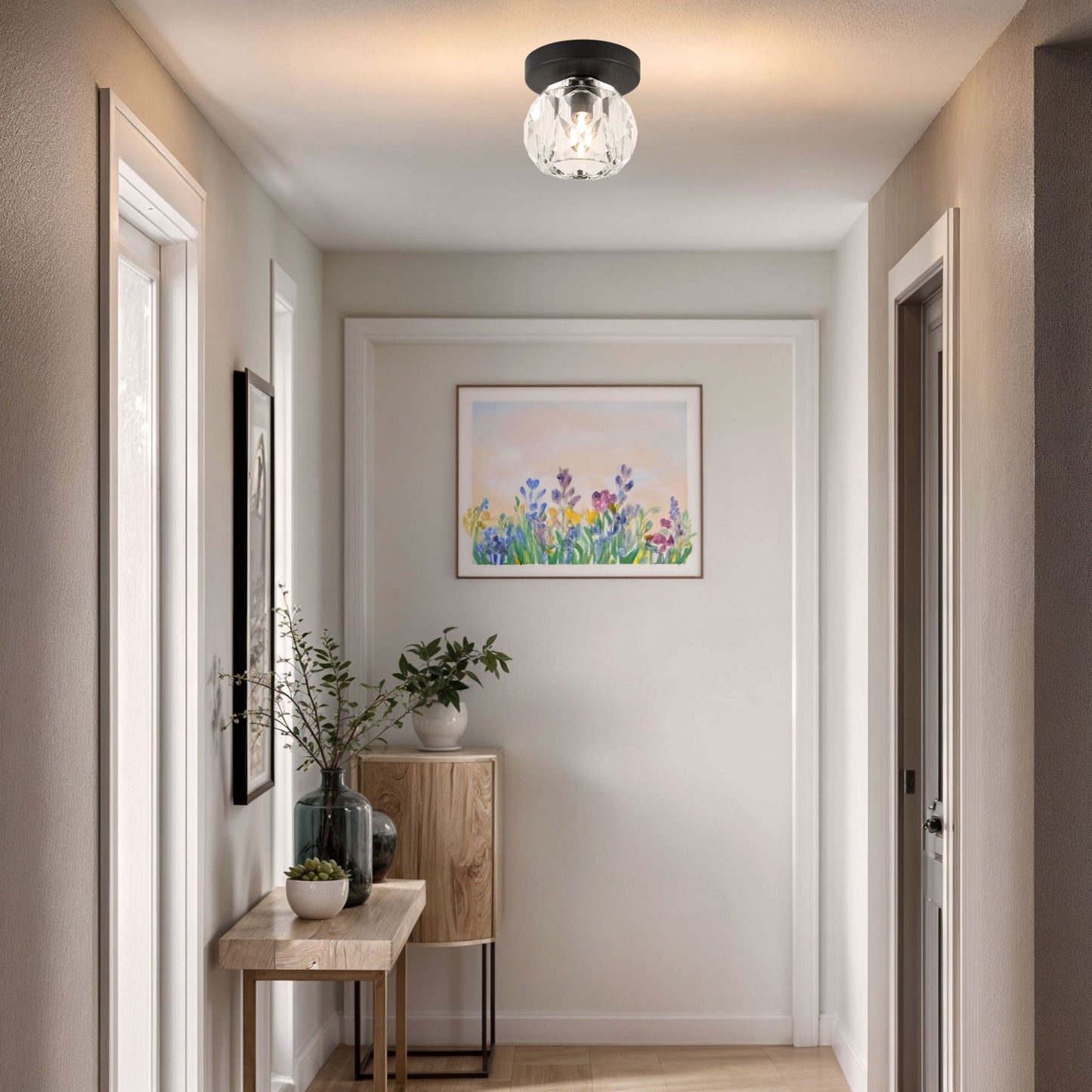 Cheateau 1-Light Flush Mount