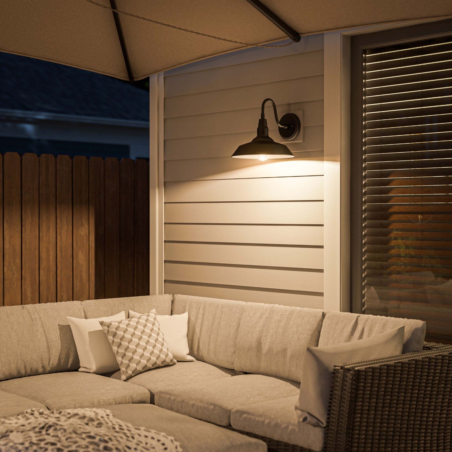 Dale Exterior Large 1-Light Wall Sconce