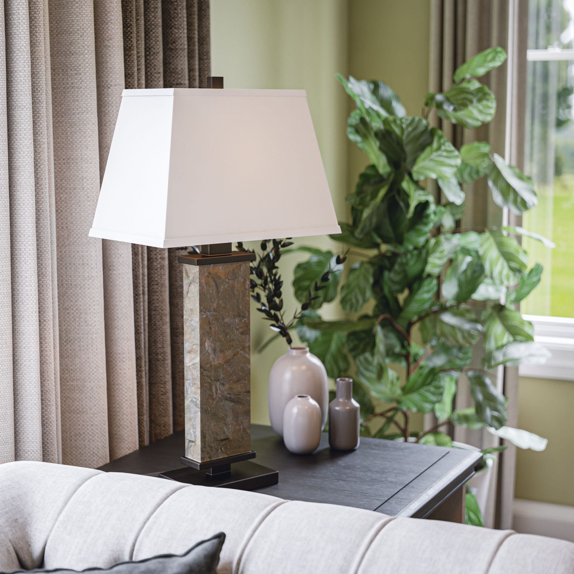 Hanover Natural Slate Table Lamp