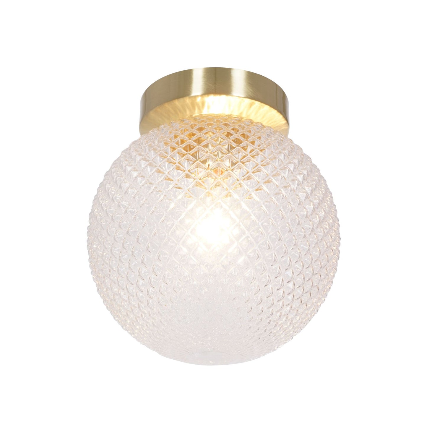 Prismatic 1-Light Flush Mount