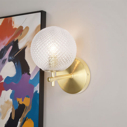 Prismatic 1-Light Wall Sconce