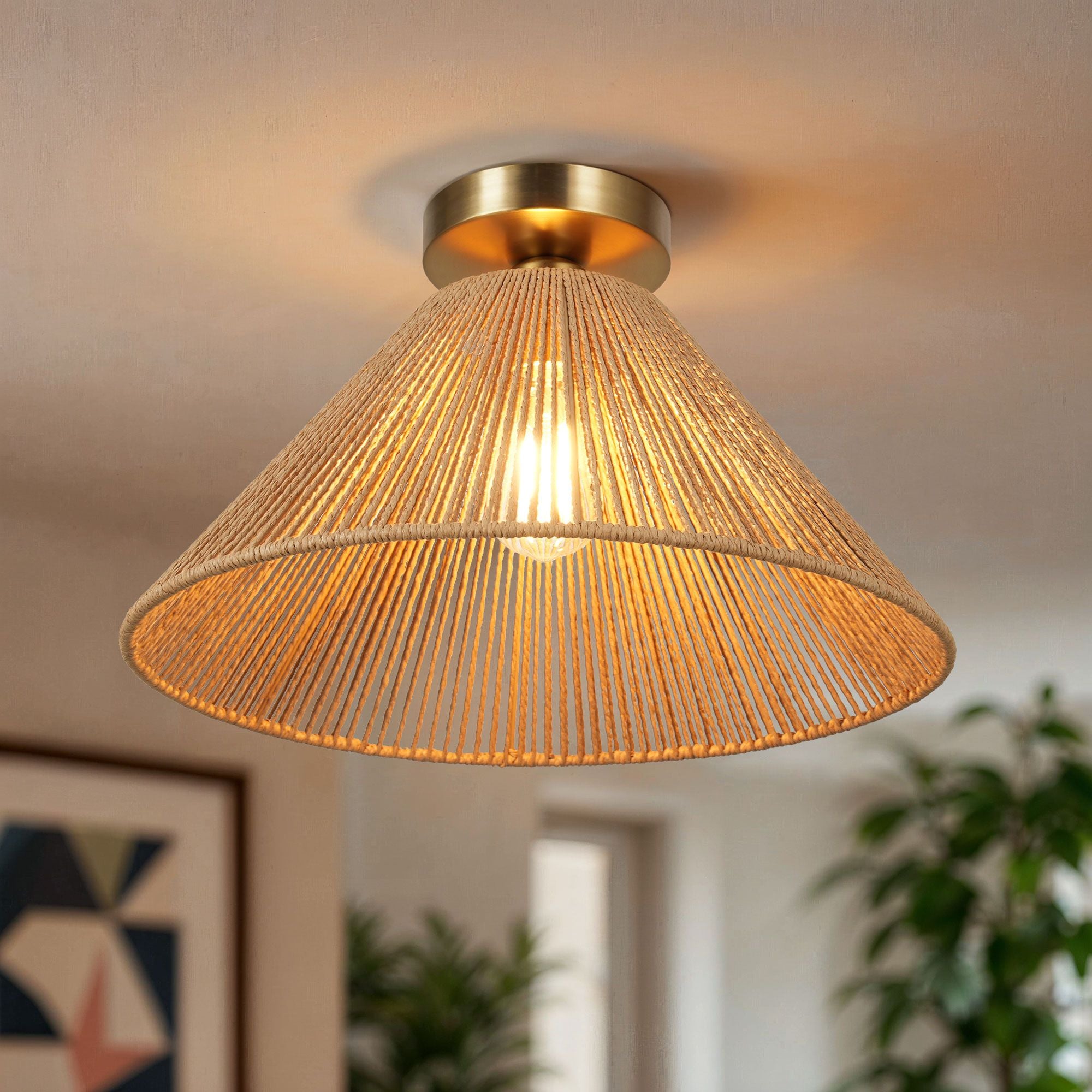 Twine 1-Light Semi-Flush Mount