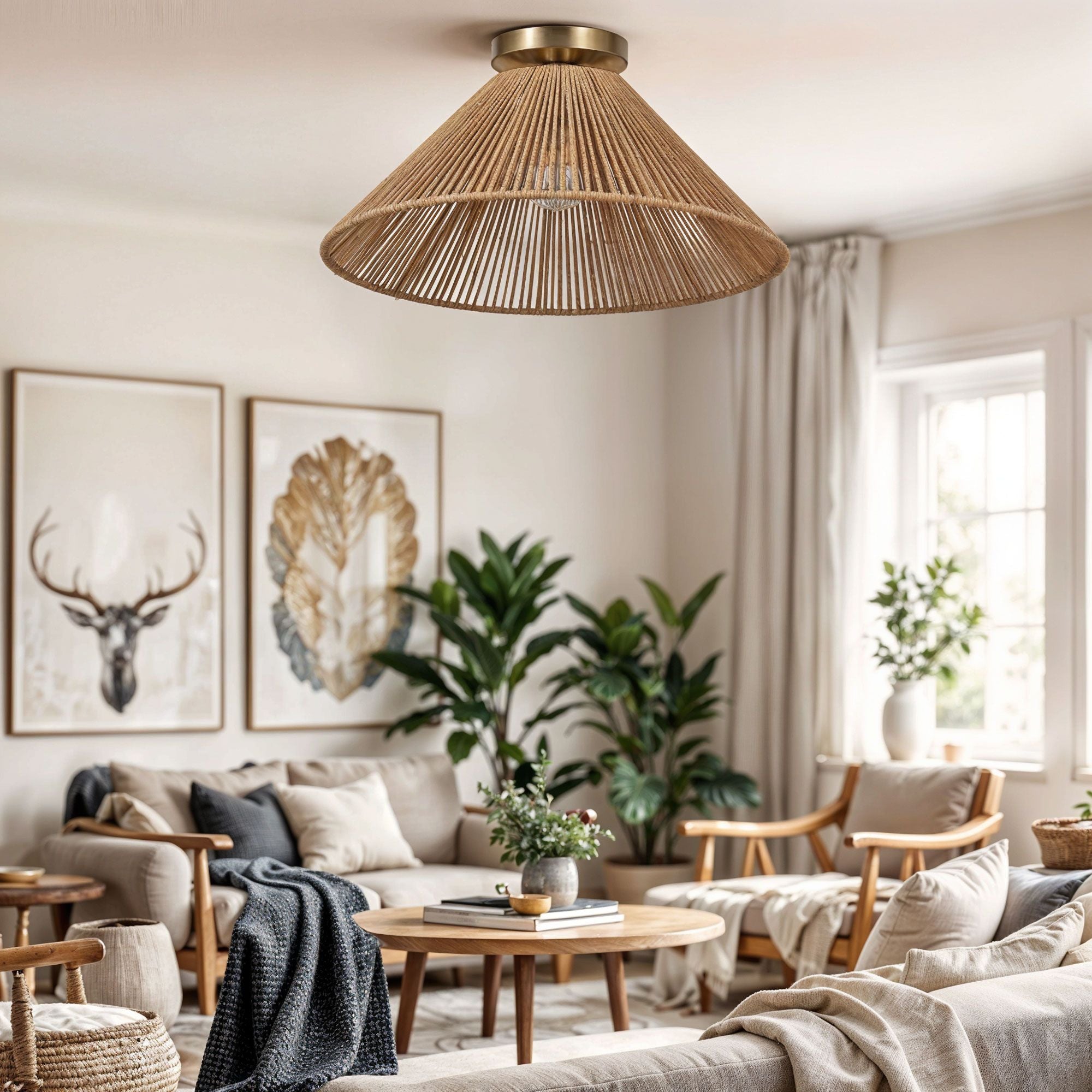 Twine 1-Light Semi-Flush Mount