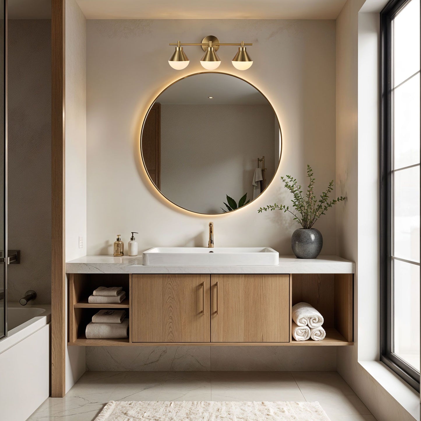 Schoolhouse 3-Light Vanity