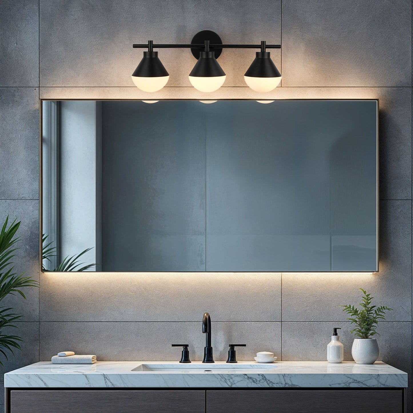 Schoolhouse 3-Light Vanity