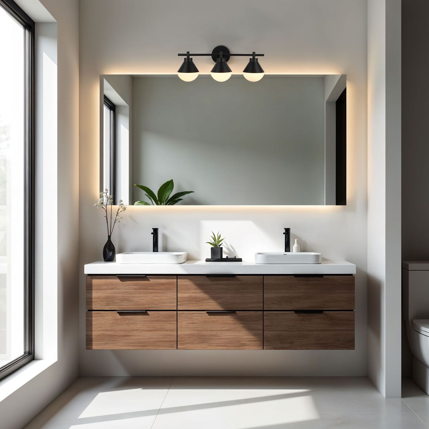 Schoolhouse 3-Light Vanity