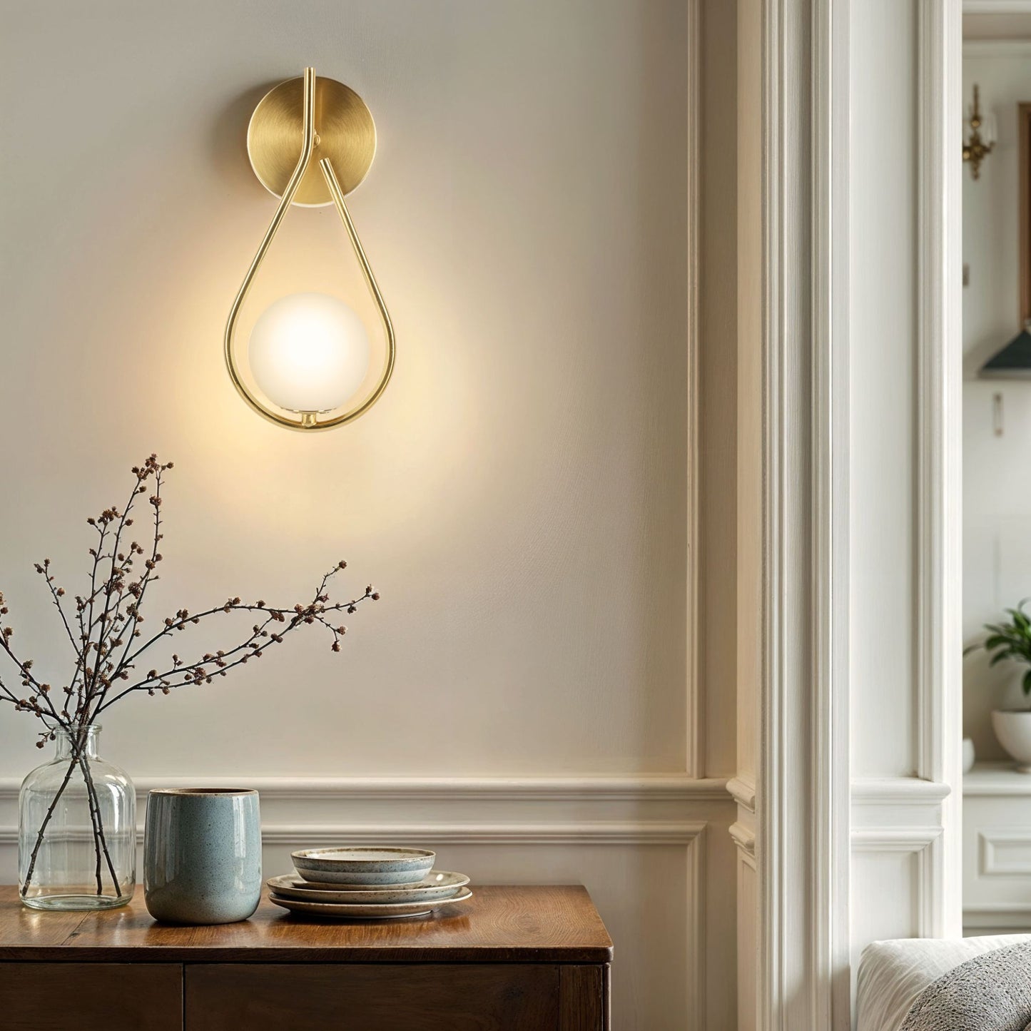 Teardrop 1-Light Wall Sconce
