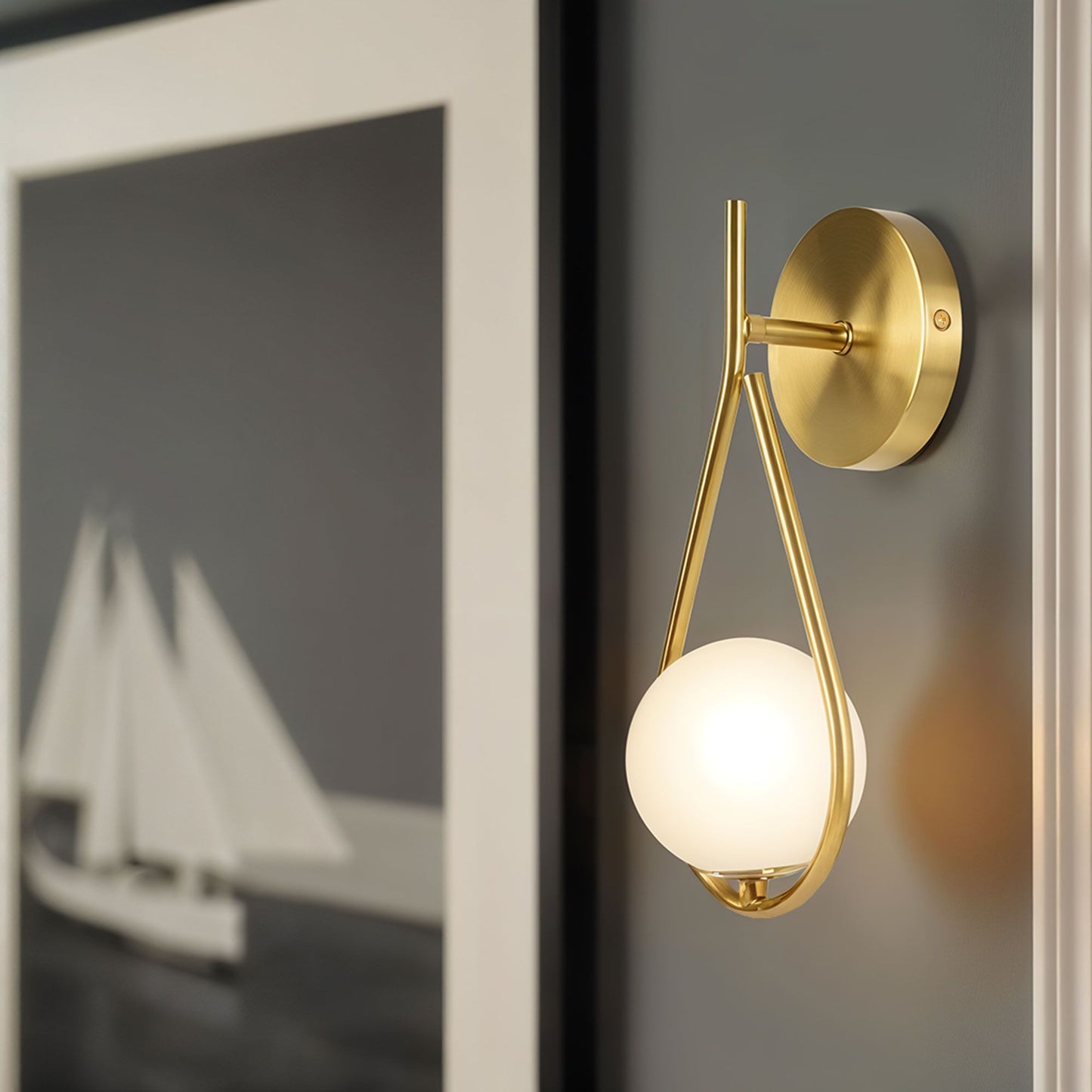 Teardrop 1-Light Wall Sconce