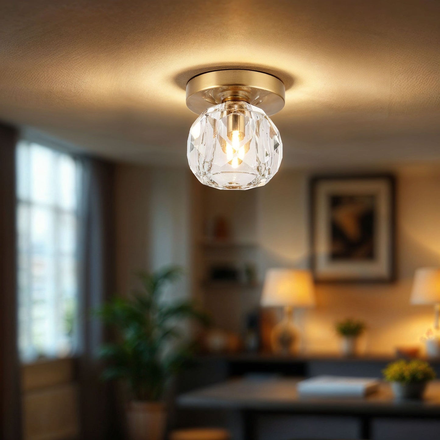 Cheateau 1-Light Flush Mount