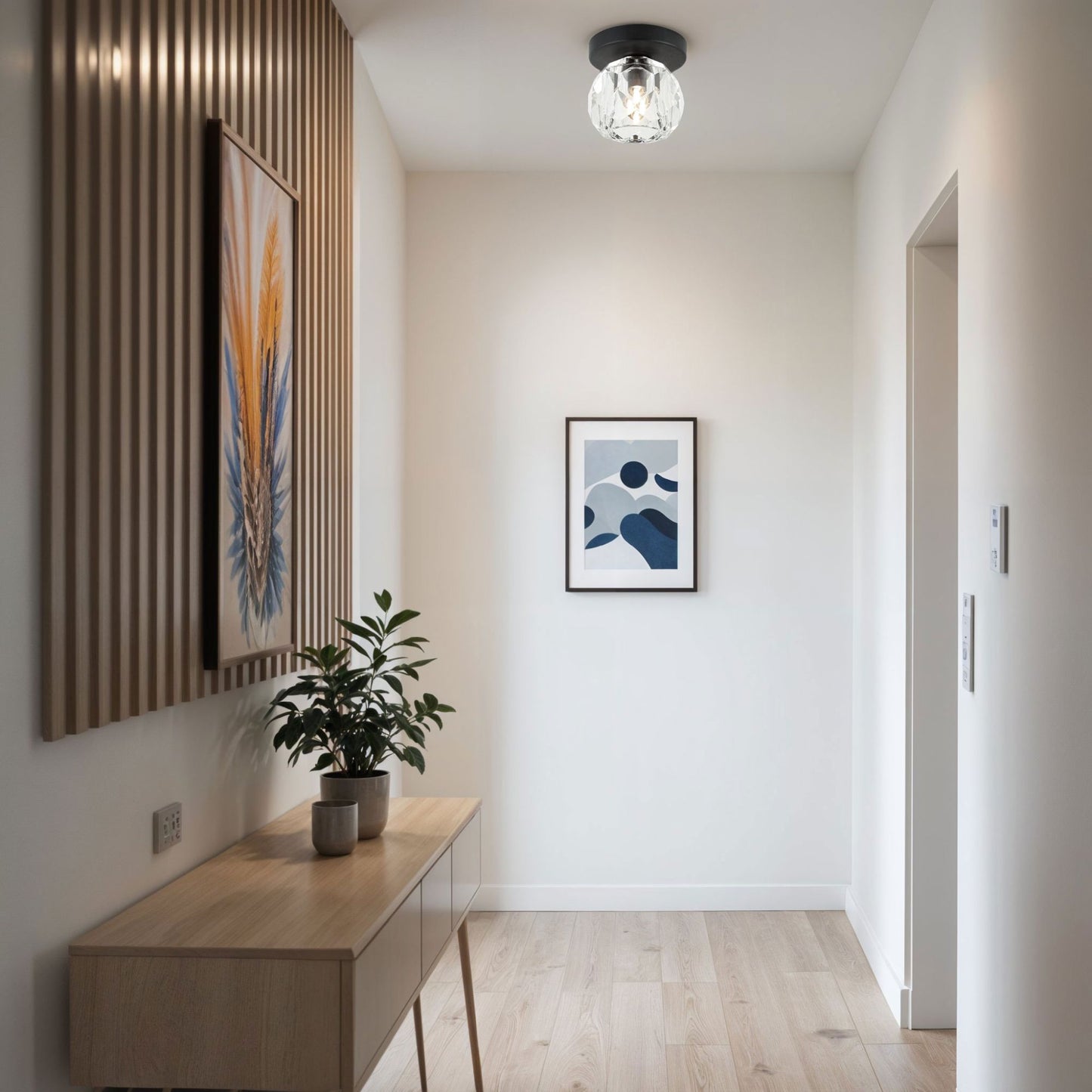 Cheateau 1-Light Flush Mount