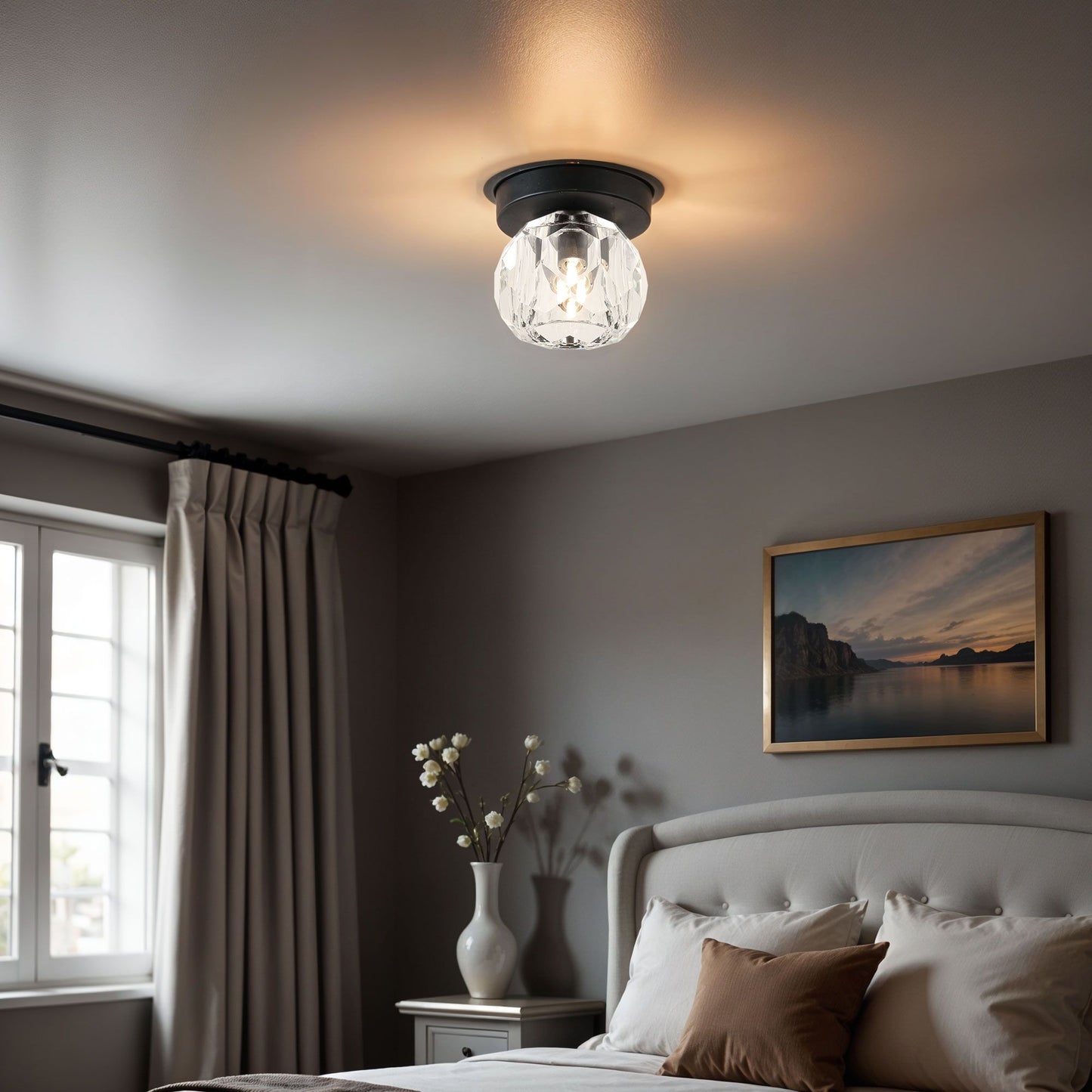 Cheateau 1-Light Flush Mount