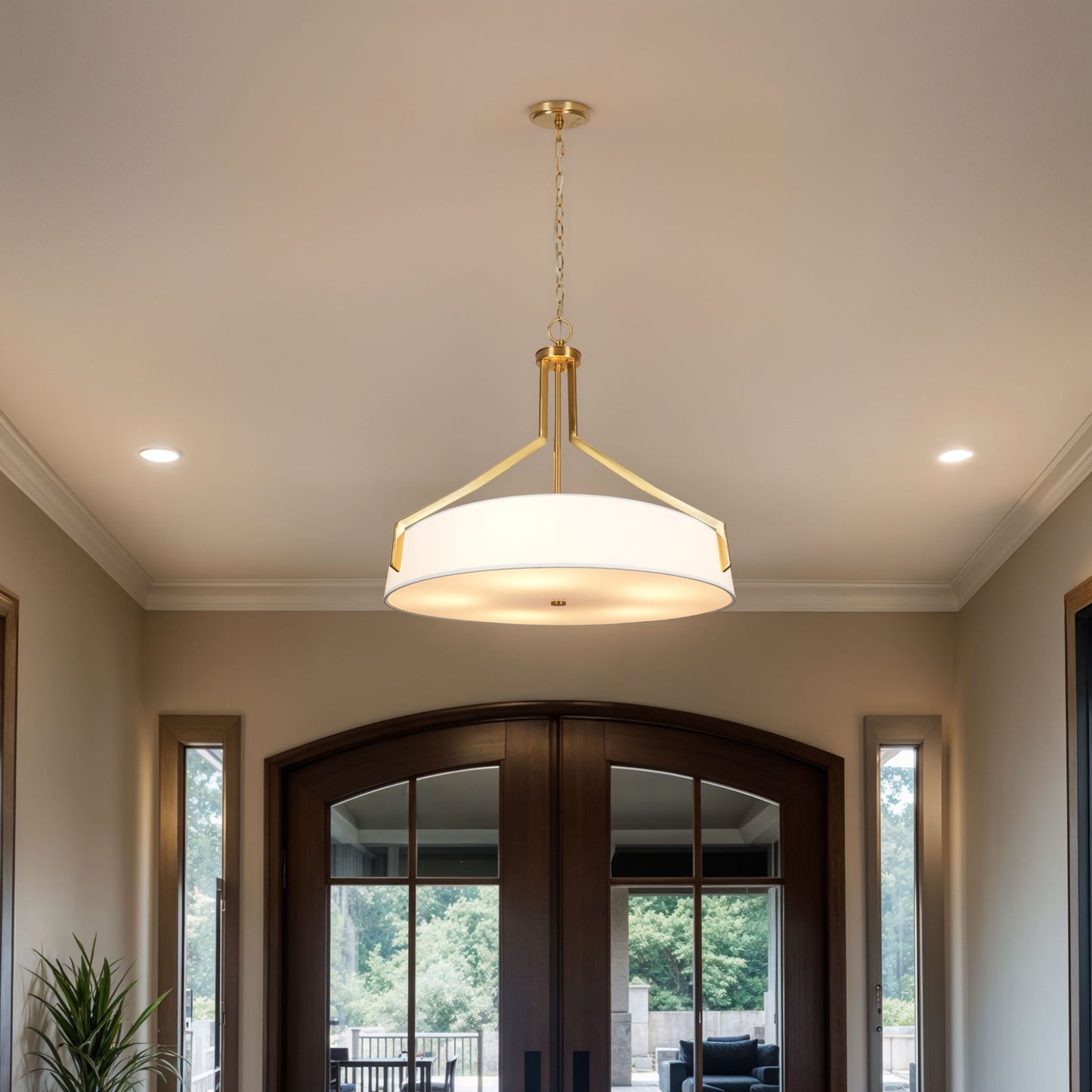 Thayne 5-Light Drum Pendant
