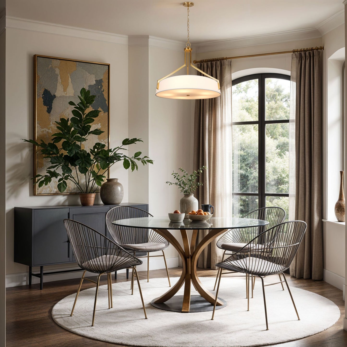 Thayne 5-Light Drum Pendant