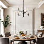 Caulford 6-Light Chandelier & Gold
