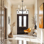 Caulford 6-Light Chandelier & Gold