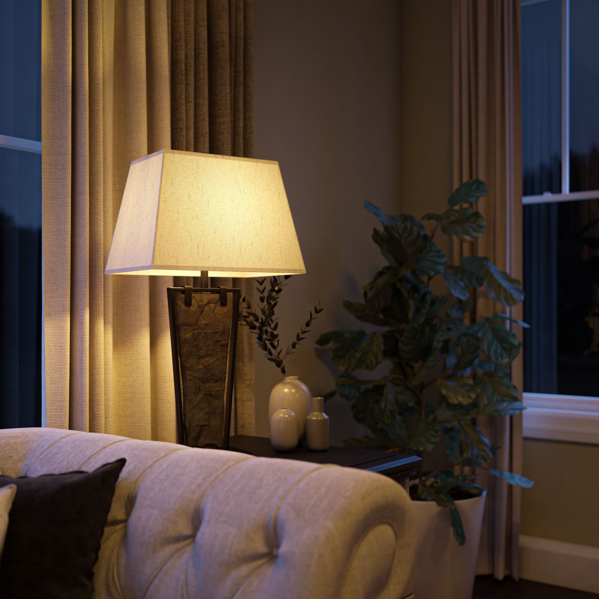 Free Fall Table Lamp