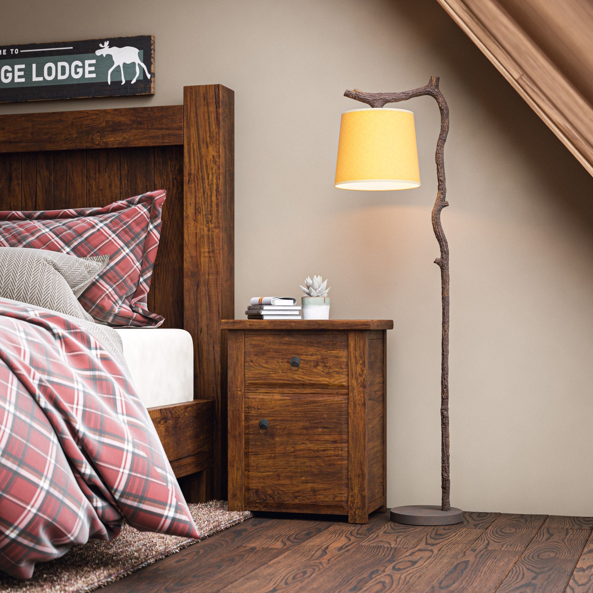 Overhang Floor Lamp