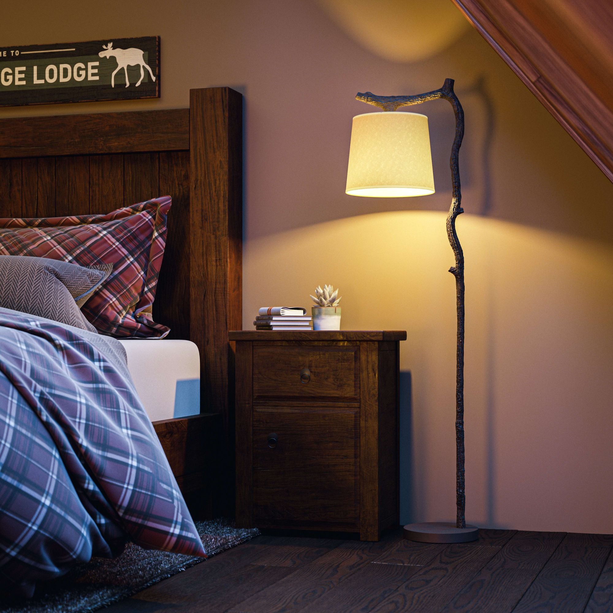 Overhang Floor Lamp