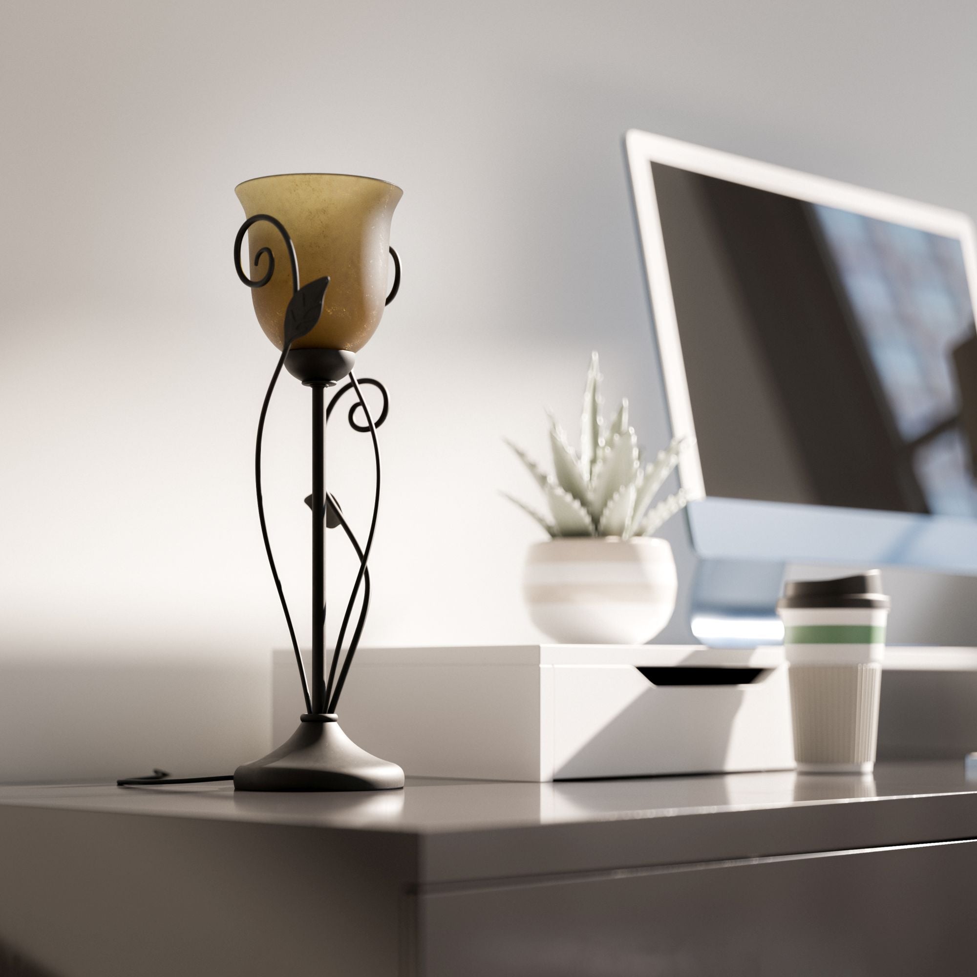 Arbor Torchiere Table Lamp