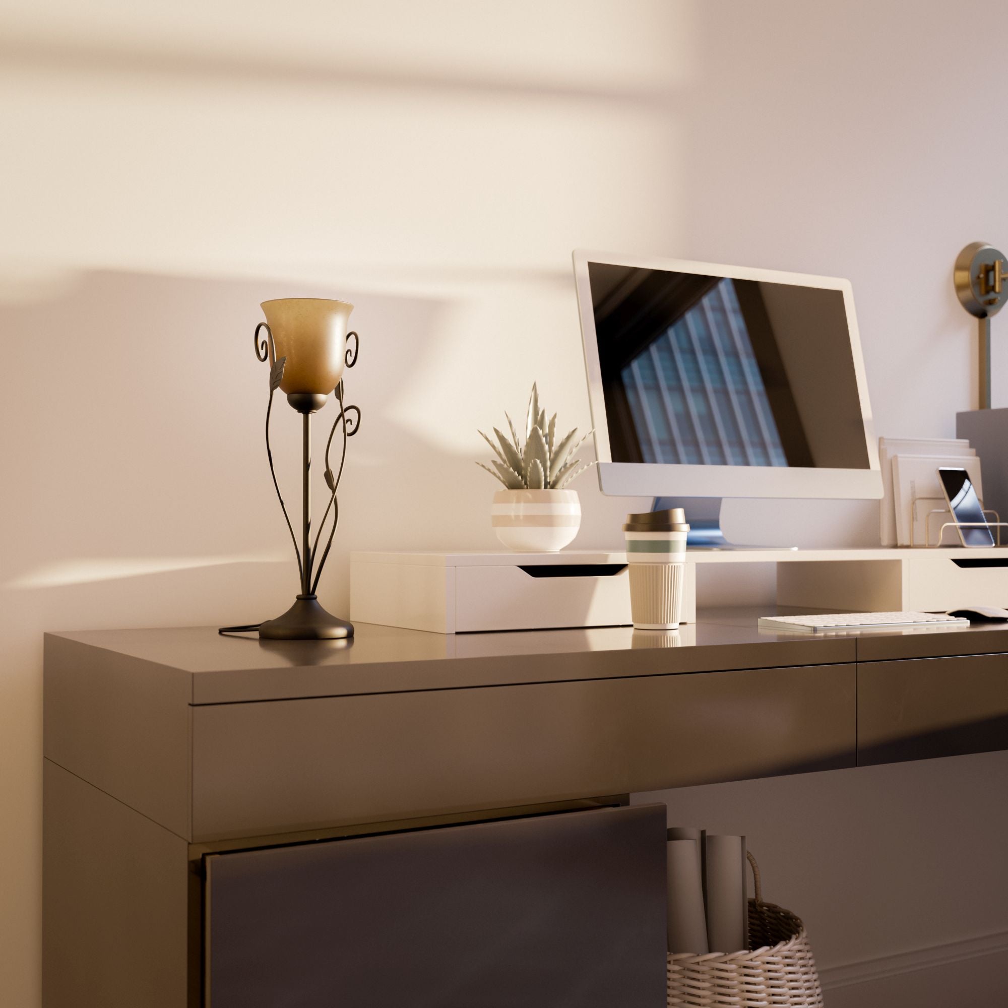 Arbor Torchiere Table Lamp