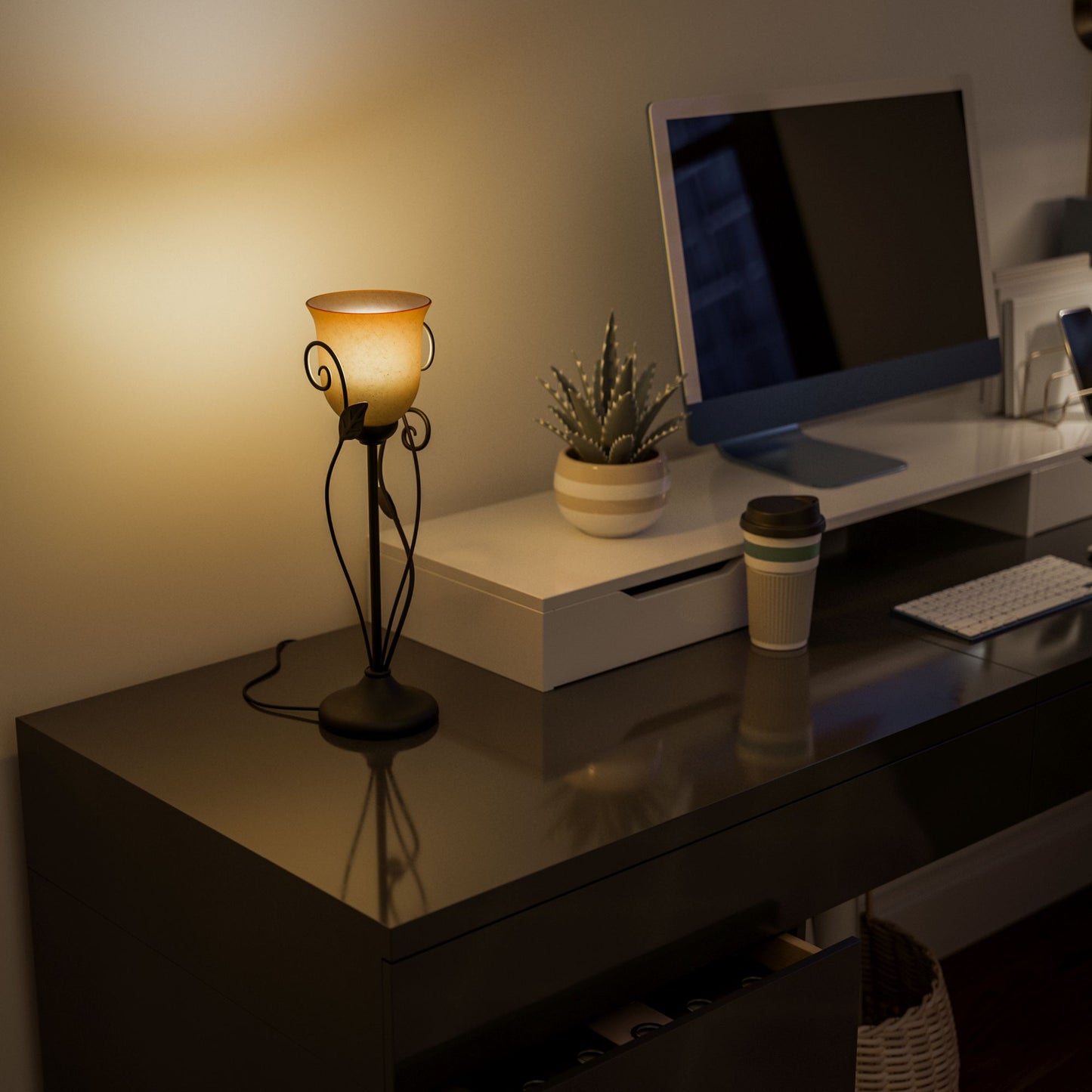 Arbor Torchiere Table Lamp