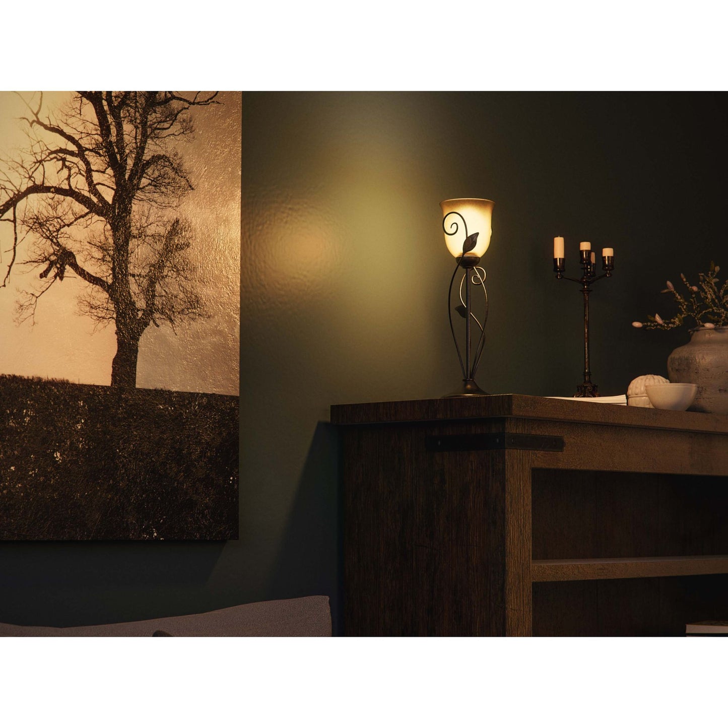 Arbor Torchiere Table Lamp