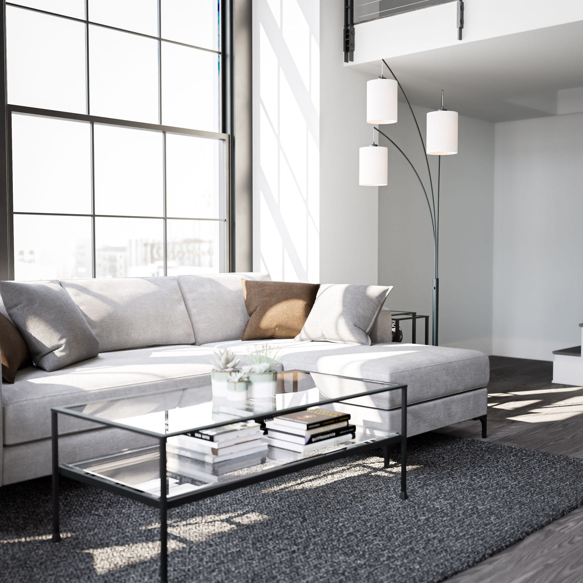 Leah 3-Light Floor Lamp