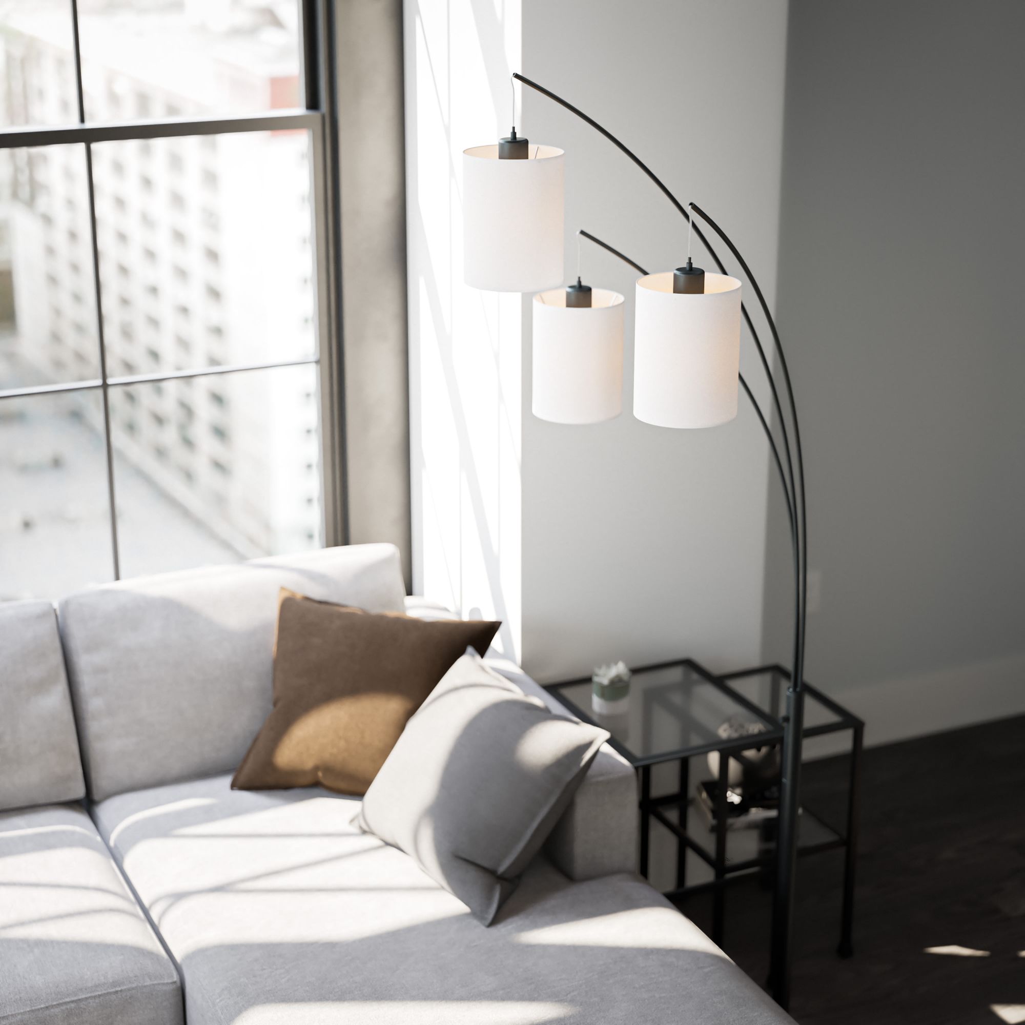 Leah 3-Light Floor Lamp