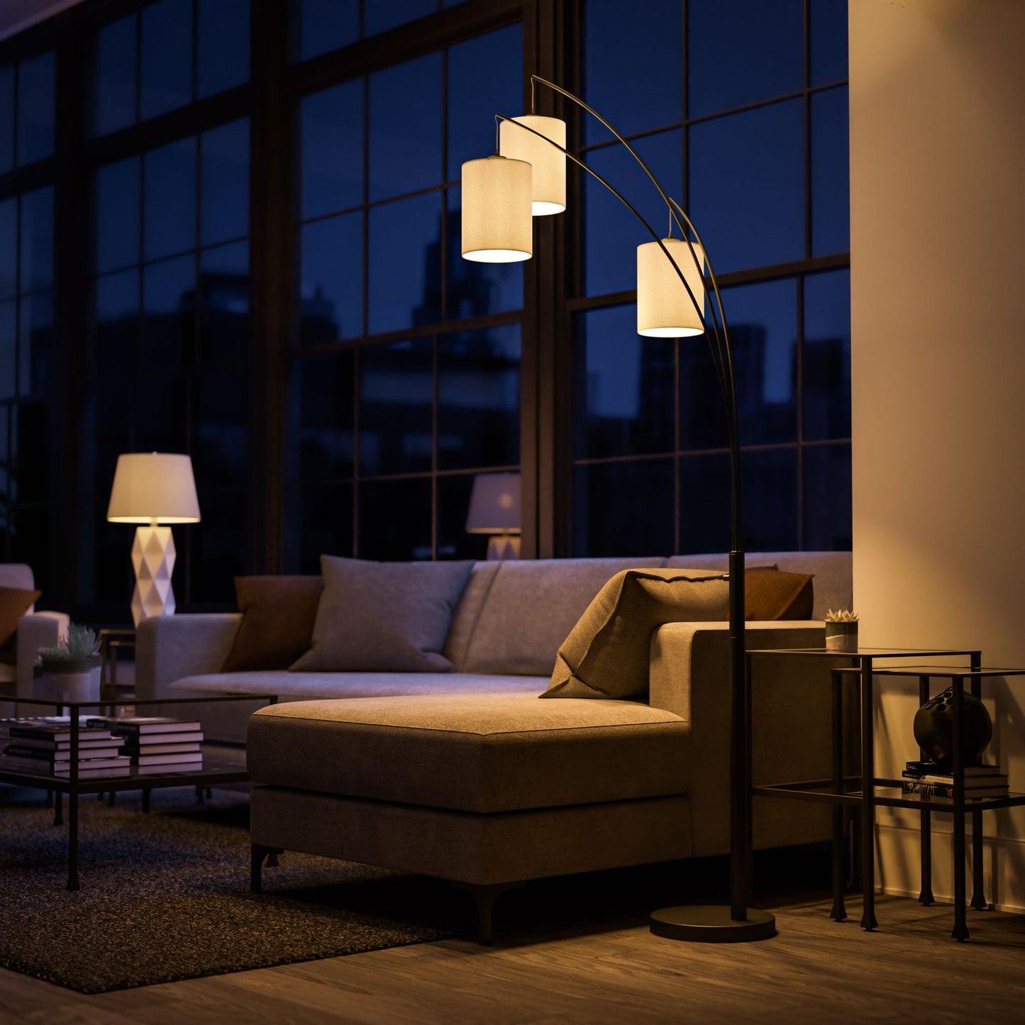 Leah 3-Light Floor Lamp