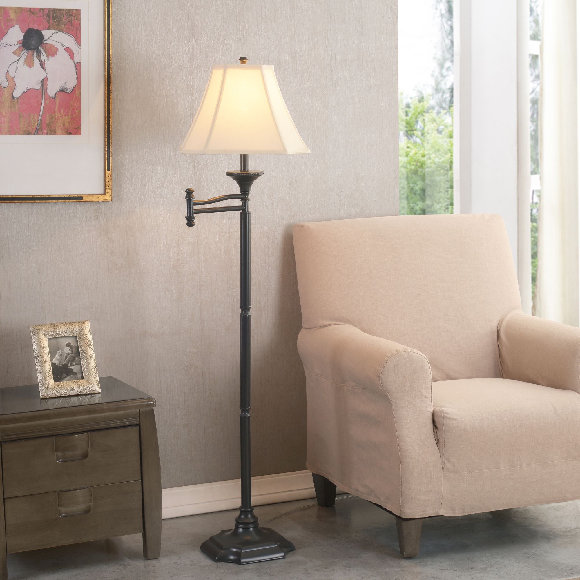 Wentworth Swing Arm Floor Lamp