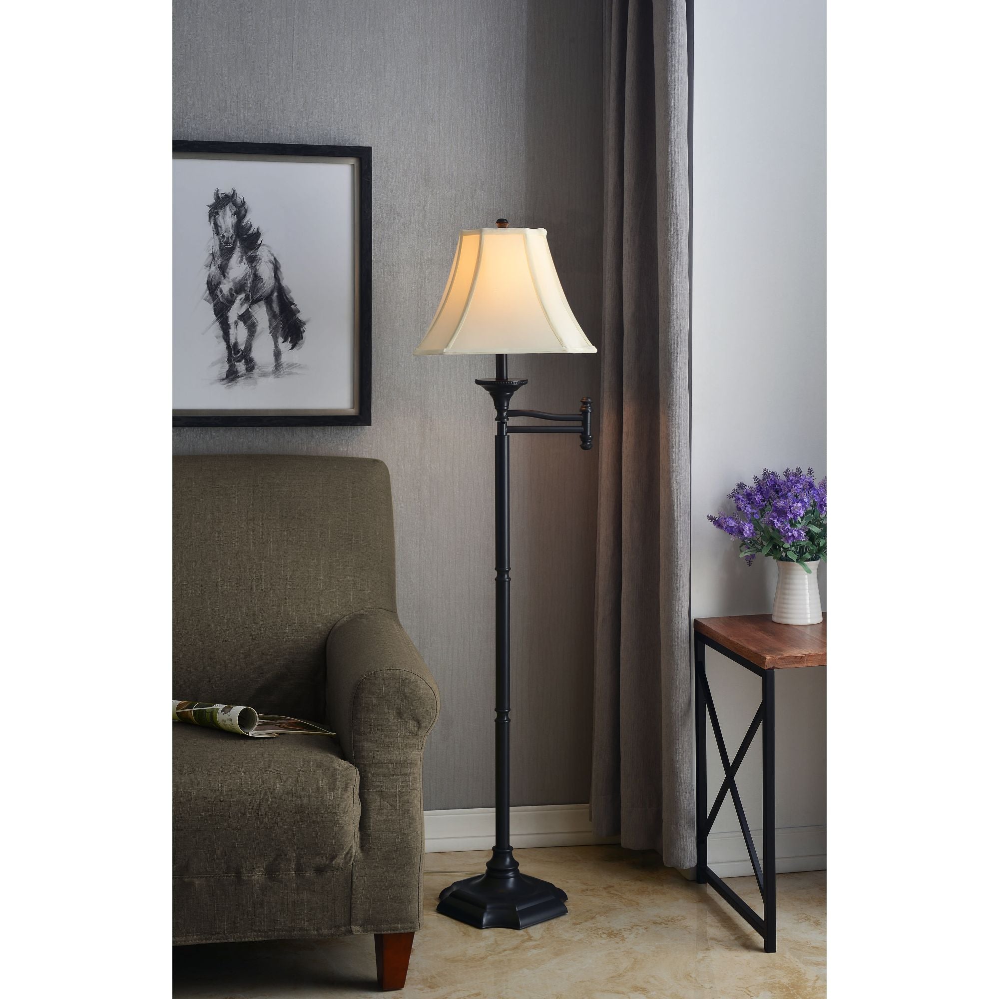 Wentworth Swing Arm Floor Lamp