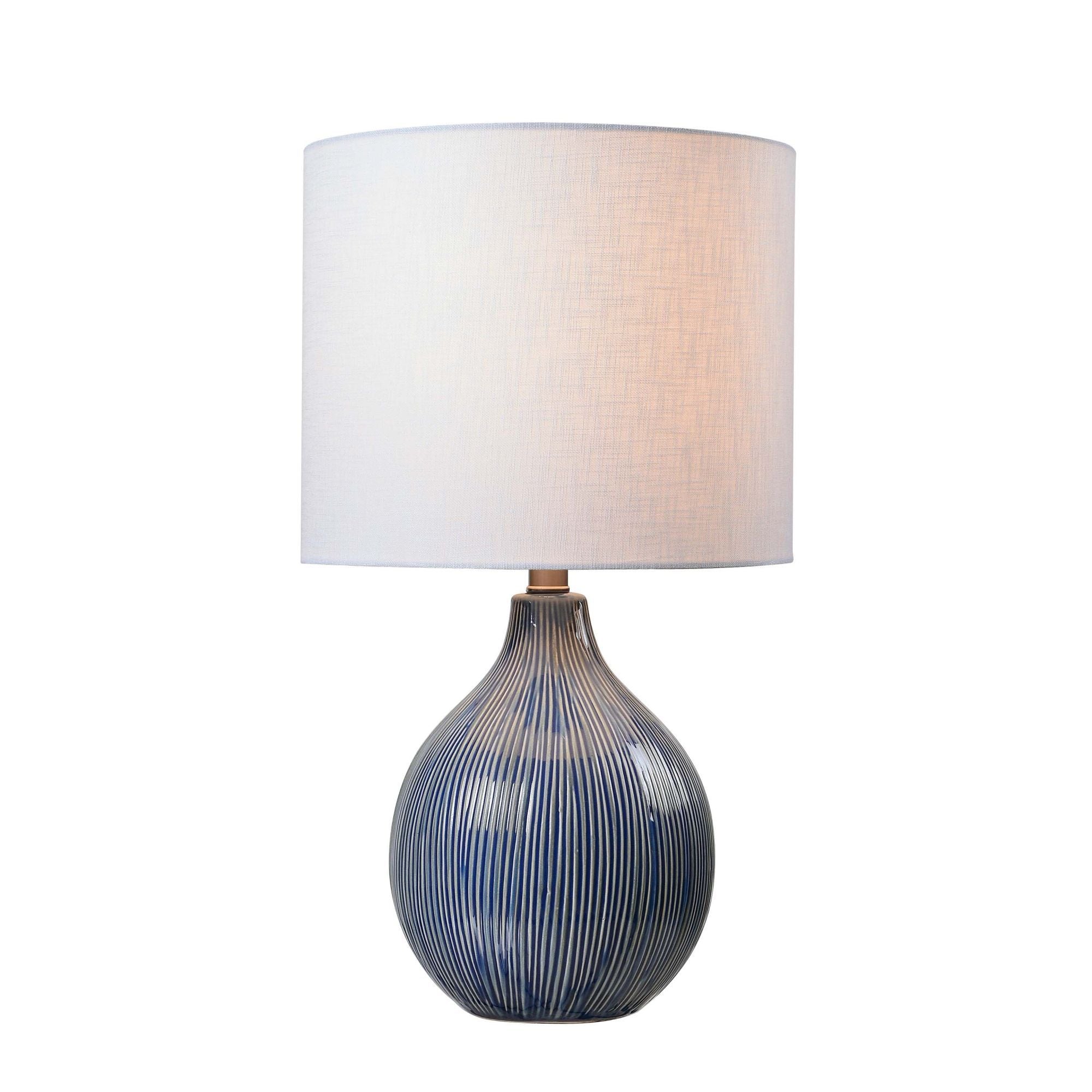 Intaglio Ceramic Table Lamp