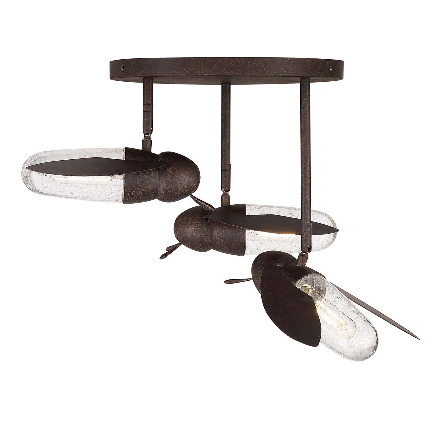 Nightflight 3-Light Semi Flush