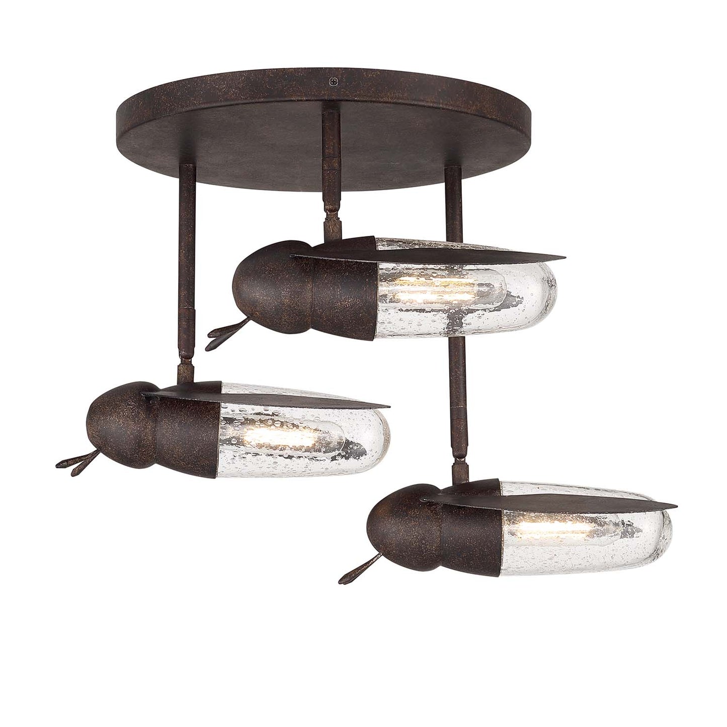 Nightflight 3-Light Semi Flush