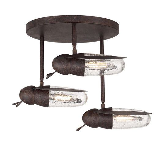 Nightflight 3-Light Semi Flush