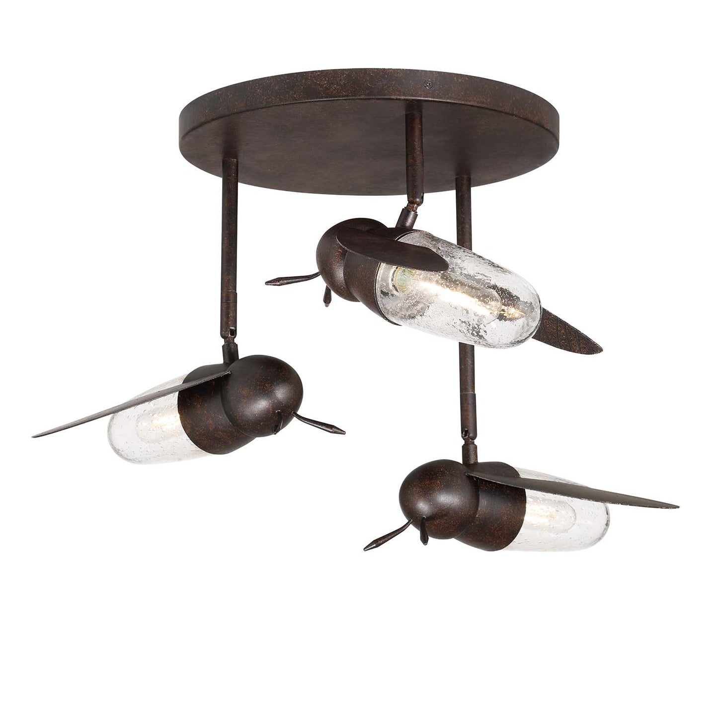 Nightflight 3-Light Semi Flush
