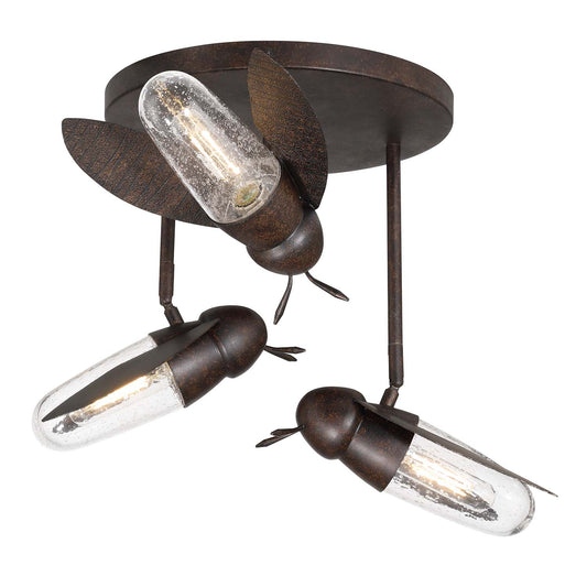 Nightflight 3-Light Semi Flush