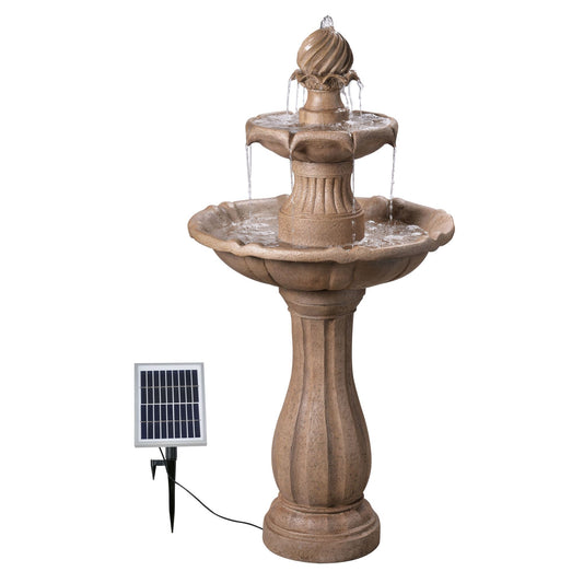 Frost 3-Tier Solar Floor Fountain