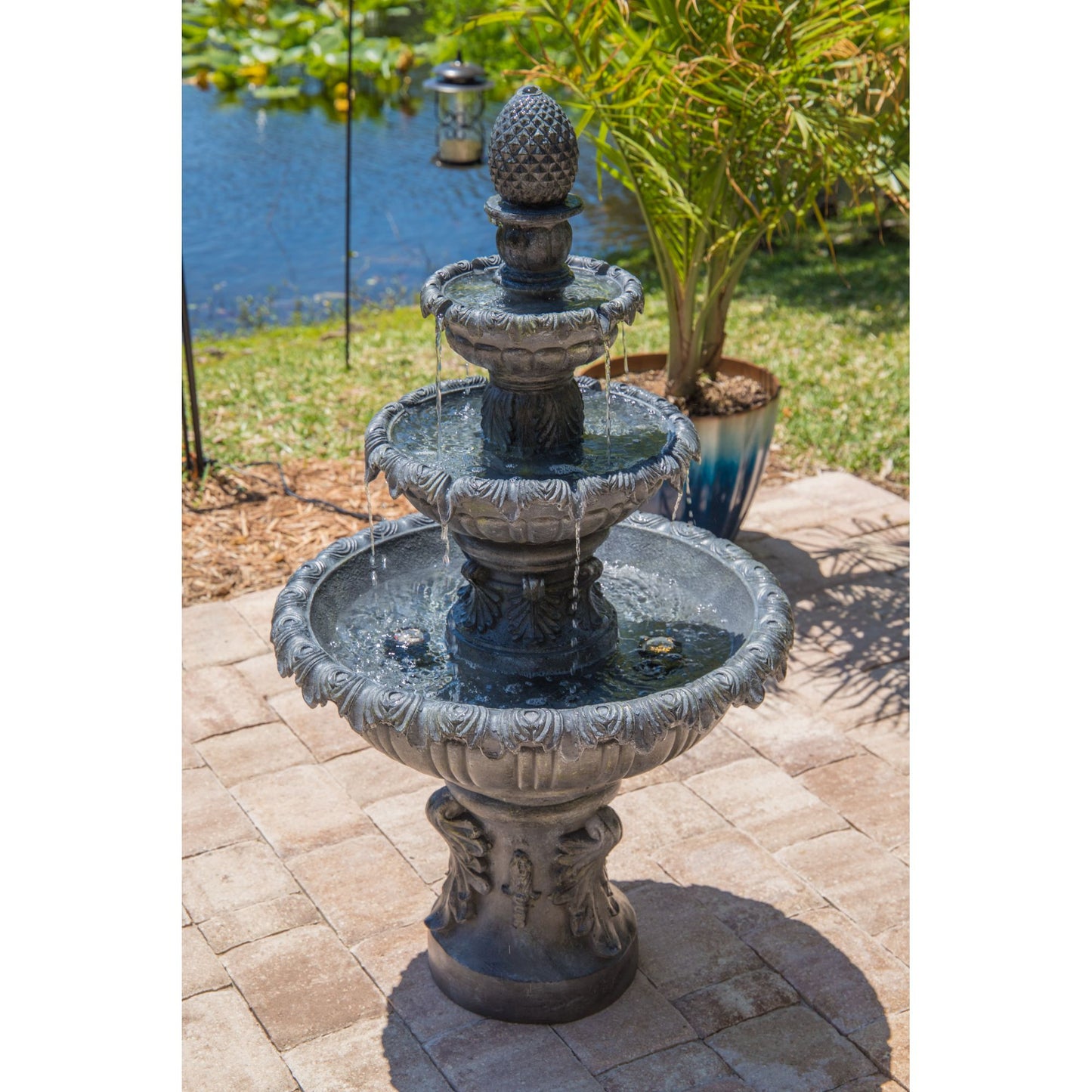Ibiza 3-Tier Floor Fountain