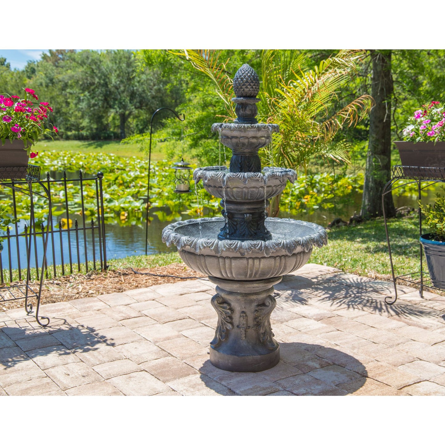 Ibiza 3-Tier Floor Fountain
