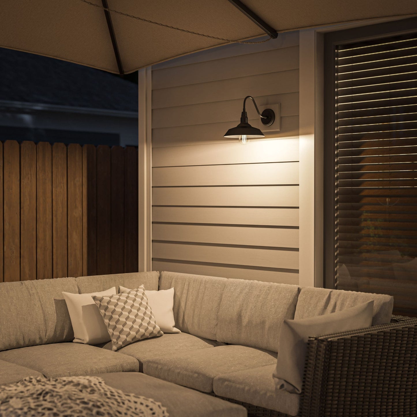 Dale 1-Light Exterior Wall Sconce