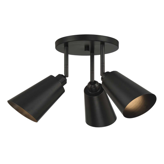 Alvar 3-Light Semi-Flush