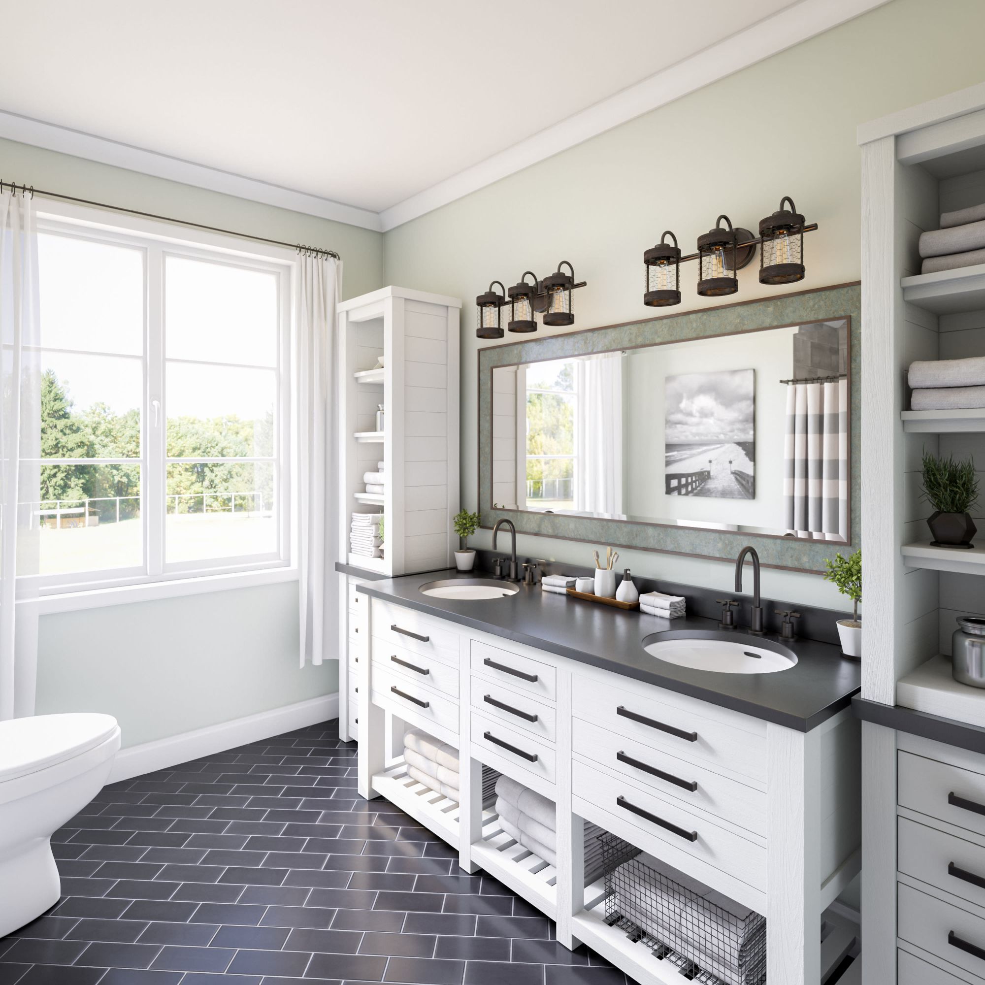 Cozy 3-Light Vanity