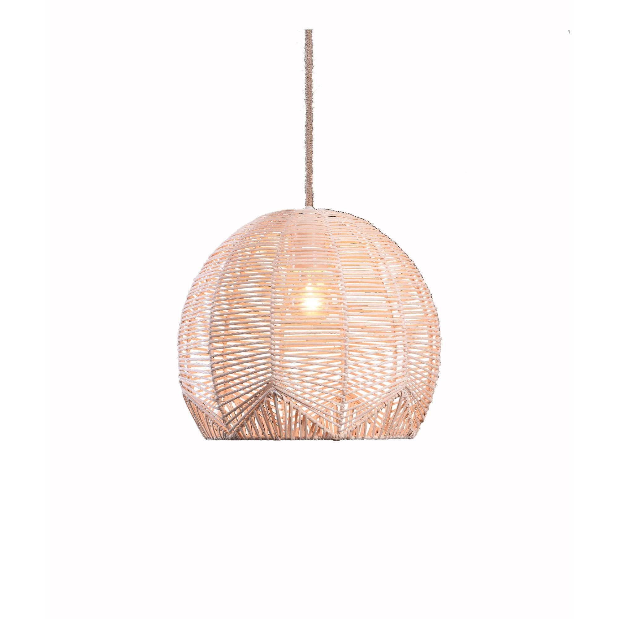 Noel 1-Light Rattan Pendant