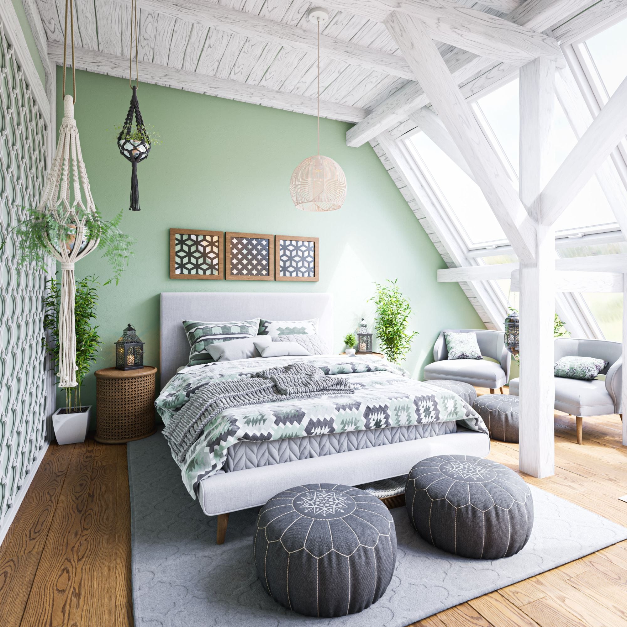 Noel 1-Light Rattan Pendant