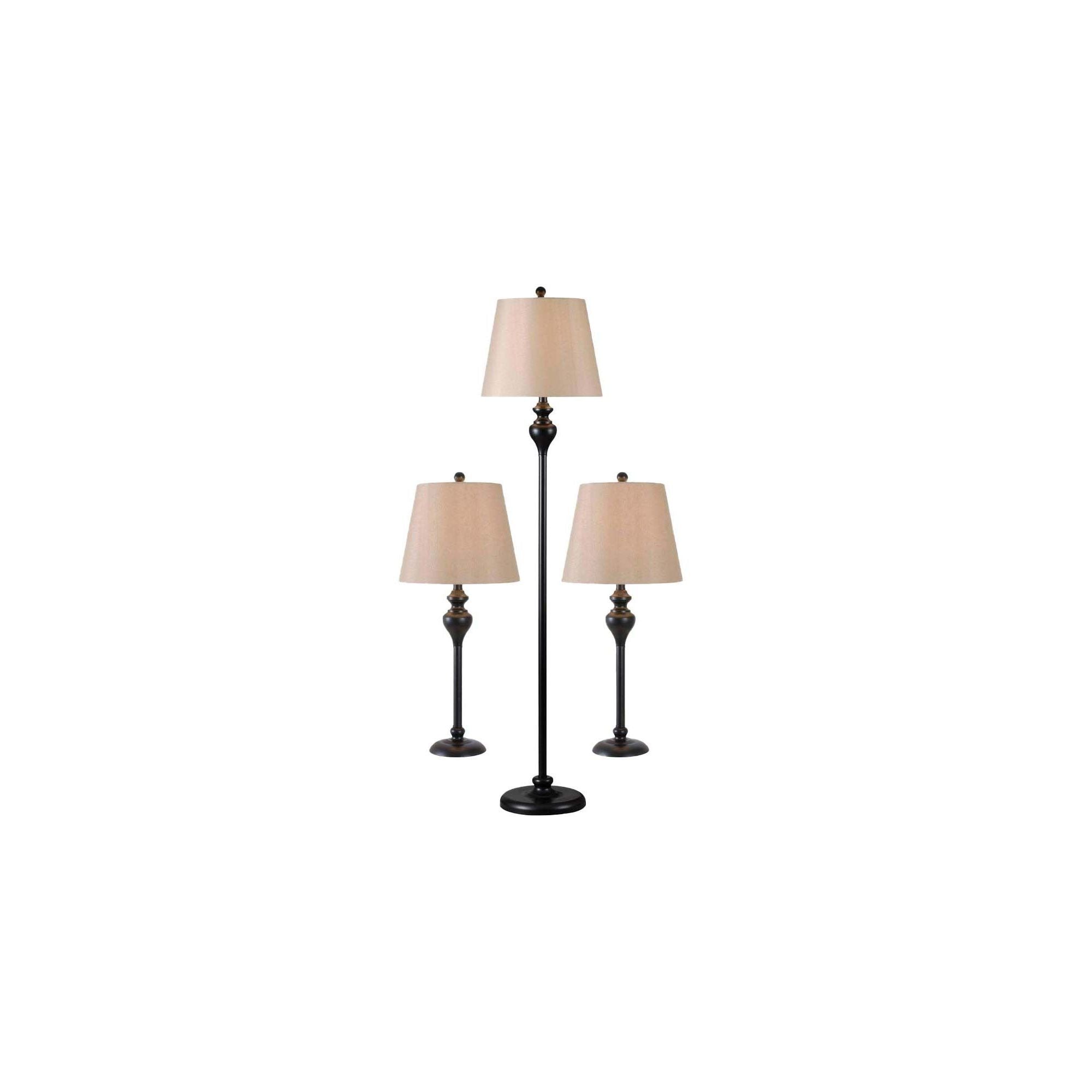 Charlotte 3-Pack Lamp Set